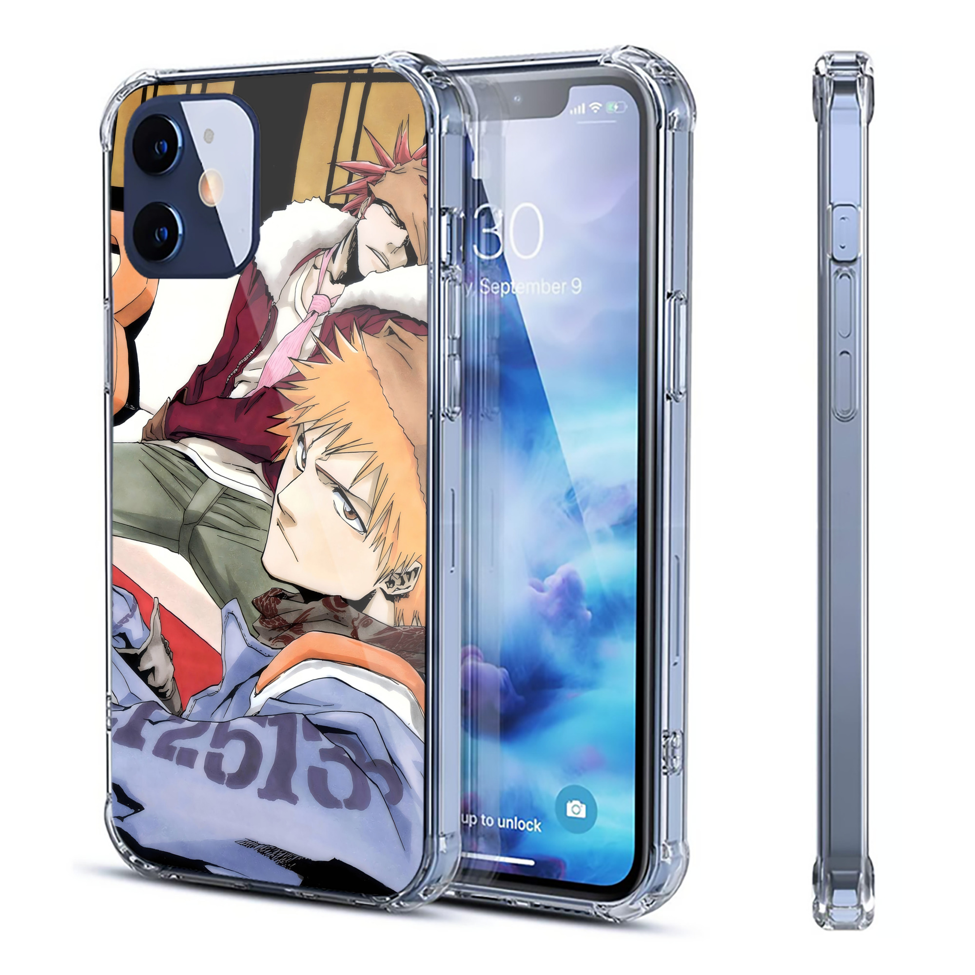 （画像用） ブリーチ BLEACH 【iPhone 12シリーズ対応】透明スマホケース（クリアソフトケース）